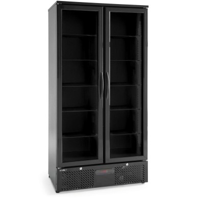 Dvoudveřová chladnička do baru, Arktic, 384L, Černá, 220-240V/365W, 900x530x(H)1820mm