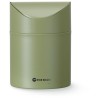 Odpadkový koš na stolek s otočným krytem, HENDI, 1,2L, Zelená, ⌀120x(H)165mm