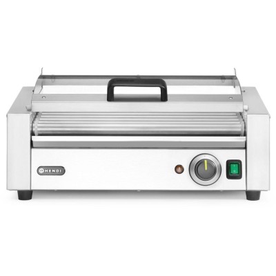Gril na válečky, 1 zónový s energeticky úsporným krytem, HENDI, 230V/790W, 566x450x(H)259mm