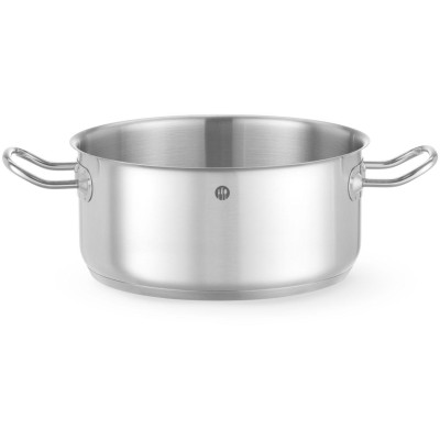 Nízká nádoba na dušení - bez víka, HENDI, Kitchen Line, 4,9L, ⌀240x(H)110mm