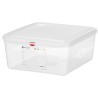 Nádoba GN 2/3, polypropylen, HENDI, GN 2/3, 13,5L, Průhledná, 354x325x(H)150mm, Obdélníkové