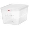 Nádoba GN 1/2, polypropylen, HENDI, GN 1/2, 12,5L, Průhledná, 325x265x(H)200mm, Obdélníkové