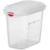 Nádoba GN 1/9, polypropylen, HENDI, GN 1/9, 1,5L, Průhledná, 176x108x(H)150mm, Obdélníkové