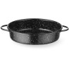Nádoba k dušení masa, smaltovaná, HENDI, Černá, ⌀200x(H)45mm, Kulatý