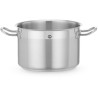 Pánev na dušení bez víka , HENDI, Profi Line, 4L, ⌀200x(H)130mm, Kulatý
