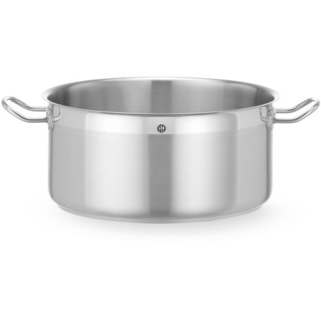 Pánev na dušení nízká, bez víka, HENDI, Profi Line, 12L, ⌀320x(H)150mm