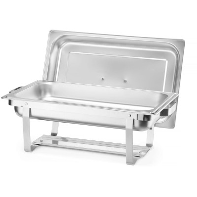 Ohřívač jídla Chafing – sada 4 kusů, HENDI, GN 1/1, 7,5L, 600x355x(H)305mm