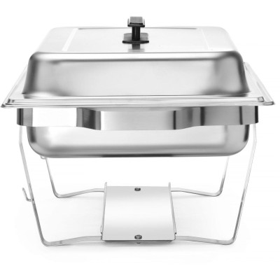 Ohřívač jídla Chafing – sada 4 kusů, HENDI, GN 1/1, 7,5L, 600x355x(H)305mm