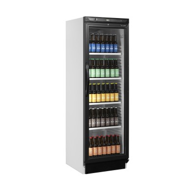 CEV 425 1 LED Chladicí skříň prosklené dveře