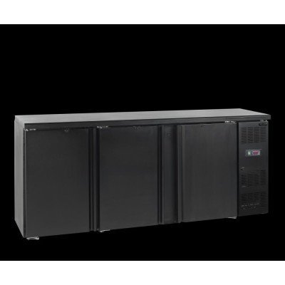 CBC 310 Minibar, plné křídlové dveře, černá