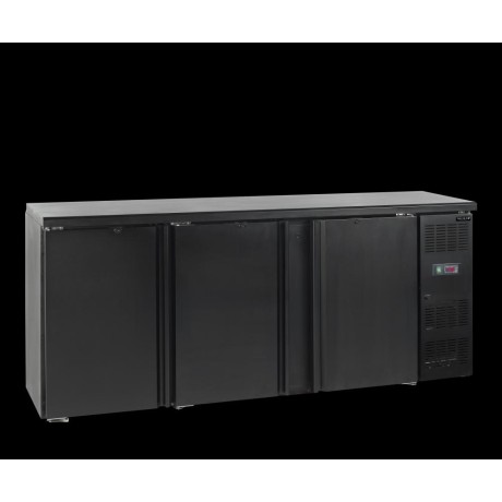 CBC 310 Minibar, plné křídlové dveře, černá