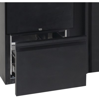CBC 310 Minibar, plné křídlové dveře, černá