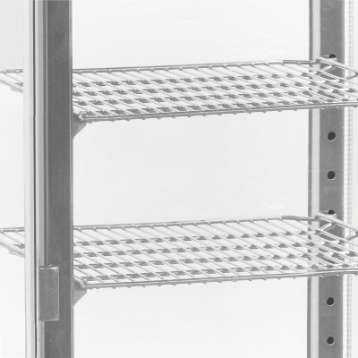 UPD 80 GREY Chladicí vitrína stolní, šedá