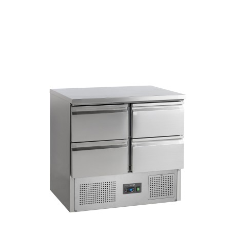 SA 914 Chladicí saladeta s pracovní deskou a zásuvkami
