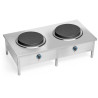Gastronomická elektrická stolička 2-plotnová, 2x5 kW, 400 V | FORGAST FG09421