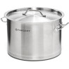 Střední hrnec z nerezové oceli s poklicí, 58 l, průměr 50 cm | FORGAST FG02058