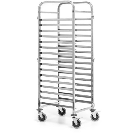Nerezový skládací vozík pro přepravu plechů 60x40 cm FORGAST FG01102