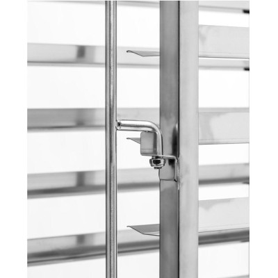 Nerezový skládací vozík pro přepravu plechů 60x40 cm FORGAST FG01102