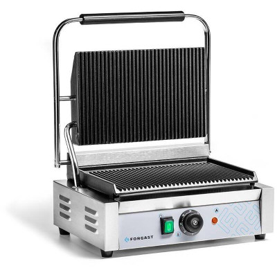 Kontaktní gril panini, žebrované desky, 2.2 kW | FORGAST FG09201