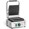 Jednoduchý kontaktní gril, žebrované desky, 1.8 kW | FORGAST FG09203