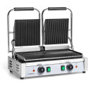 Dvojitý kontaktní gril, vroubkované desky, 3,6 kW | FORGAST FG09202