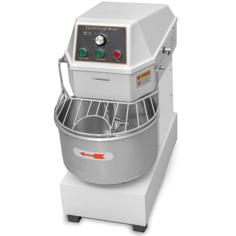 Spirálový mixér (hnětač), 20 l, stálá nádoba, 1.1 kW, 230 V | FORGAST FG10421