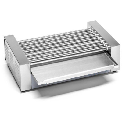 Rotační opékač párků bez skla, 7 válečků, 1.4 kW, 230 V | FORGAST FG09602