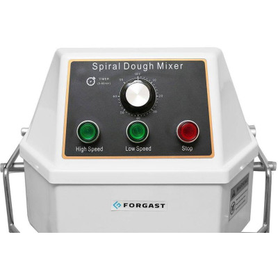 Spirálový mixér (hnětač), 20 l, stálá nádoba, 1.1 kW, 230 V | FORGAST FG10421