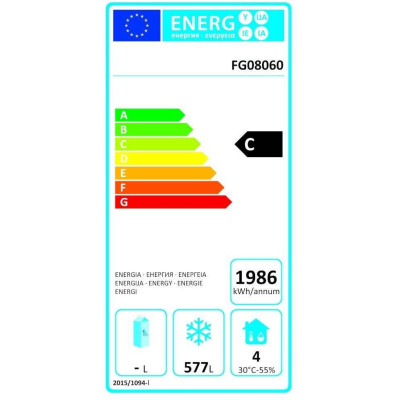 Mrazicí skříň 1-dveřová 580 l, lakovaná, bílá | FORGAST FG08060