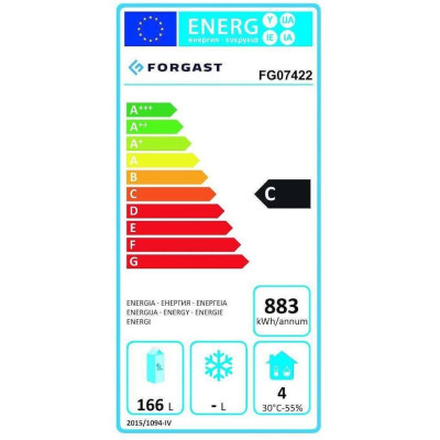 Chladicí stůl 2-dveřový salátový 257 l, s nerezovým víkem | FORGAST FG07422