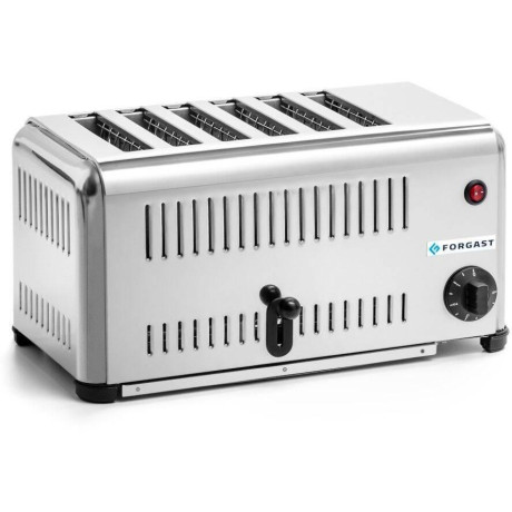 Toustovač 6 z nerezové oceli, 6 slotů, 3,24 kW | FORGAST FG09806