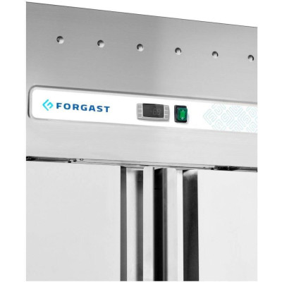 Chladicí skříň 2-dveřová GN 2/1, 1476 l, z nerezové oceli | FORGAST FG07014