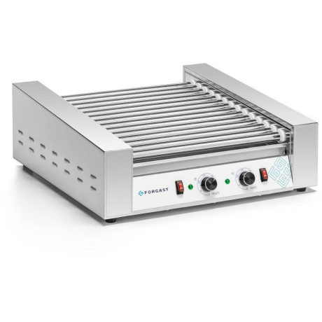 Válečkový opékač na párky, 14 válečků, 2.8 kW, 230 V | FORGAST FG09614