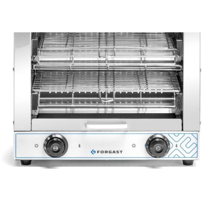 Dvojitý elektrický opékač, 3 kW, 230 V | FORGAST FG09207