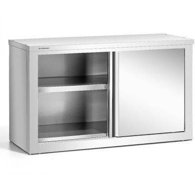 Nerezová nástěnná skříňka 100x40x60 cm | FORGAST FG15004