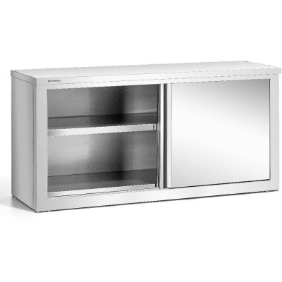 Nerezová nástěnná skříňka 120x40x60 cm | FORGAST FG15005