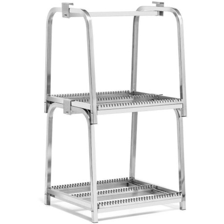 Odkapávací stojan na nádoby a tácy GN 1/1 60x55x113 cm | FORGAST FG15129