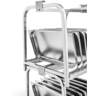 Odkapávací stojan na nádoby a tácy GN 1/1 60x55x113 cm | FORGAST FG15129