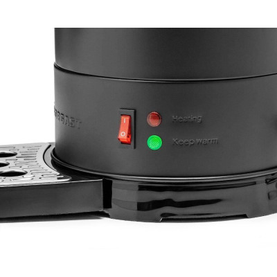 Černý dvoustěnný kávovar 6 l | FORGAST FG05603