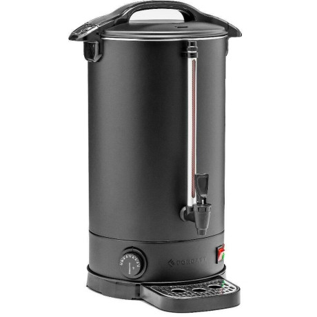 Ohřívač vody 17,5 l s odkapávací miskou, černý, dvouplášťový | FORGAST FG05561