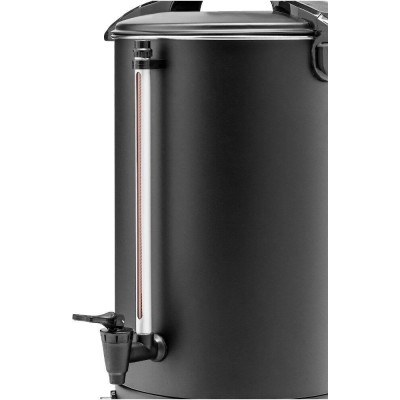 Ohřívač vody 17,5 l s odkapávací miskou, černý, dvouplášťový | FORGAST FG05561