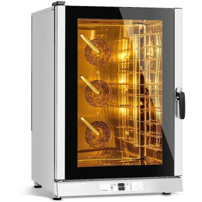 Elektrický konvektomat 10 GN 1/1 nebo 10 zásobníků 60x40 cm, 15.7 kW | FORGAST FG09511