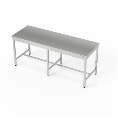 Nerezový centrální pracovní stůl 170x70x85 cm | FORGAST