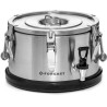 Ocelová termoska o objemu 10 litrů s kohoutkem FORGAST FG05910