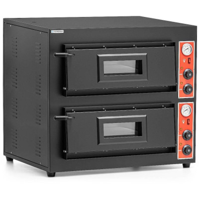 Pec na pizzu 2-komorový, 8x30 cm, 8.4 kW, 400 V | FORGAST FG09551