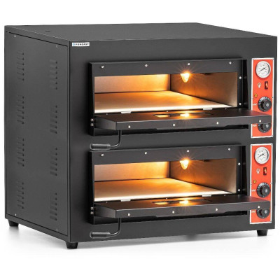 Pec na pizzu 2-komorový, 8x30 cm, 8.4 kW, 400 V | FORGAST FG09551