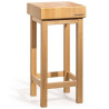 Dřevěný řeznický špalek 40x50x20 cm na podstavci | FORGAST FG12241