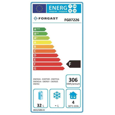 Prosklená chladicí vitrína Forgast 6 GN 1/4 | FORGAST FG07226