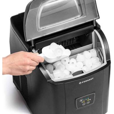 Výrobník ledu 10 kg/24 h, černý | FORGAST FG07510