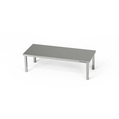 Nerezový nástavec na stůl 4 nohy 110x30x60 cm | FORGAST